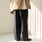 リネンタッチツータックワイドパンツ | coen【women】 | 詳細画像7 