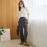 【定番/接触冷感】イージービューティーテーパードパンツ（WEB限定サイズあり） | coen【women】 | 詳細画像13 