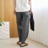 【定番/接触冷感】イージービューティーテーパードパンツ（WEB限定サイズあり） | coen【women】 | 詳細画像16 
