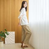 【定番/接触冷感】イージービューティーテーパードパンツ（WEB限定サイズあり） | coen【women】 | 詳細画像20 