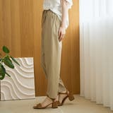 【定番/接触冷感】イージービューティーテーパードパンツ（WEB限定サイズあり） | coen【women】 | 詳細画像23 