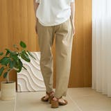 【定番/接触冷感】イージービューティーテーパードパンツ（WEB限定サイズあり） | coen【women】 | 詳細画像24 