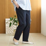 【定番/接触冷感】イージービューティーテーパードパンツ（WEB限定サイズあり） | coen【women】 | 詳細画像35 
