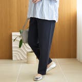 NAVY | 【定番/接触冷感】イージービューティーテーパードパンツ（WEB限定サイズあり） | coen【women】