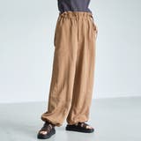 MOCA | サスペンダー付き フリルワークパンツ | coen【women】