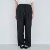 【接触冷感】リネンレーヨン ワイドストレートパンツ（WEB限定サイズあり） | coen【women】 | 詳細画像28 