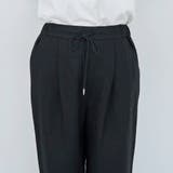 【接触冷感】リネンレーヨン ワイドストレートパンツ（WEB限定サイズあり） | coen【women】 | 詳細画像31 