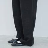 【接触冷感】リネンレーヨン ワイドストレートパンツ（WEB限定サイズあり） | coen【women】 | 詳細画像33 
