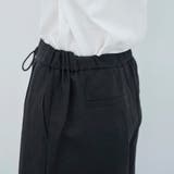 【接触冷感】リネンレーヨン ワイドストレートパンツ（WEB限定サイズあり） | coen【women】 | 詳細画像34 