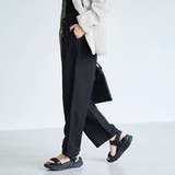 【接触冷感】リネンレーヨン ワイドストレートパンツ（WEB限定サイズあり） | coen【women】 | 詳細画像5 