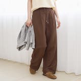 DK.BROWN | 【接触冷感】リネンレーヨン ワイドストレートパンツ（WEB限定サイズあり） | coen【women】