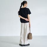 【接触冷感】リネンレーヨン ベイカーワイドパンツ（WEB限定サイズあり） | coen【women】 | 詳細画像21 
