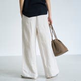 【接触冷感】リネンレーヨン ベイカーワイドパンツ（WEB限定サイズあり） | coen【women】 | 詳細画像24 