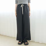 【接触冷感】リネンレーヨン ベイカーワイドパンツ（WEB限定サイズあり） | coen【women】 | 詳細画像26 