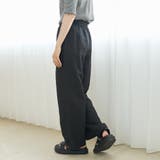 【接触冷感】リネンレーヨン ベイカーワイドパンツ（WEB限定サイズあり） | coen【women】 | 詳細画像5 
