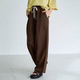 DK.BROWN | 【接触冷感】リネンレーヨン ベイカーワイドパンツ（WEB限定サイズあり） | coen【women】