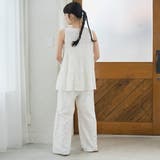 【Lipa(リパ)別注】総刺繍イージーワイドパンツ | coen【women】 | 詳細画像3
