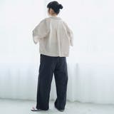 【Lipa(リパ)別注】総刺繍イージーワイドパンツ | coen【women】 | 詳細画像9