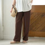 【接触冷感】とろさらイージーワイドパンツ | coen【women】 | 詳細画像22 