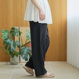 【接触冷感】とろさらイージーワイドパンツ | coen【women】 | 詳細画像6 