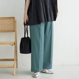 【定番 接触冷感 UVカット】イージービューティーワイドパンツ（WEB限定サイズ… | coen【women】 | 詳細画像16 
