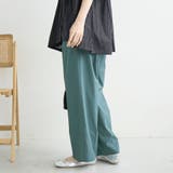 【定番 接触冷感 UVカット】イージービューティーワイドパンツ（WEB限定サイズ… | coen【women】 | 詳細画像17 
