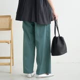 【定番 接触冷感 UVカット】イージービューティーワイドパンツ（WEB限定サイズ… | coen【women】 | 詳細画像18 