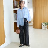 【定番 接触冷感 UVカット】イージービューティーワイドパンツ（WEB限定サイズ… | coen【women】 | 詳細画像2 