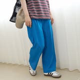 【定番 接触冷感 UVカット】イージービューティーワイドパンツ（WEB限定サイズ… | coen【women】 | 詳細画像24 