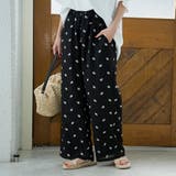 フラワー刺繍楊柳イージーパンツ | coen【women】 | 詳細画像11 
