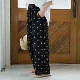 フラワー刺繍楊柳イージーパンツ | coen【women】 | 詳細画像12 
