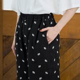 フラワー刺繍楊柳イージーパンツ | coen【women】 | 詳細画像19 