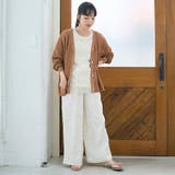 フラワー刺繍楊柳イージーパンツ | coen【women】 | 詳細画像2 