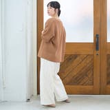 フラワー刺繍楊柳イージーパンツ | coen【women】 | 詳細画像3 