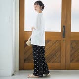 フラワー刺繍楊柳イージーパンツ | coen【women】 | 詳細画像9 