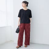 モチーフ刺繍レース イージーワイドパンツ | coen【women】 | 詳細画像16 