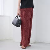 モチーフ刺繍レース イージーワイドパンツ | coen【women】 | 詳細画像19 
