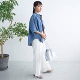 モチーフ刺繍レース イージーワイドパンツ | coen【women】 | 詳細画像2 
