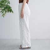 モチーフ刺繍レース イージーワイドパンツ | coen【women】 | 詳細画像23 