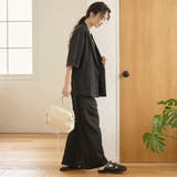 リネン混カノコイージーワイドパンツ | coen【women】 | 詳細画像3