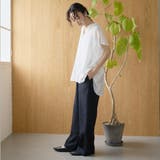ストライプイージーワイドパンツ | coen【women】 | 詳細画像9 