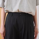 【UVカット】リネンライク シアータック ワイドスラックス | coen【women】 | 詳細画像21 