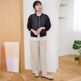 【秋カラー/接触冷感/遮熱性/UVカット】イージーワイドスラックスパンツ | coen【women】 | 詳細画像17