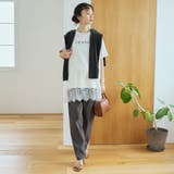 イージービューティーテーパードパンツ(WEB限定サイズ)【シリーズ累計販売数20… | coen【women】 | 詳細画像7