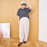 【再入荷 UVカット 防しわ】リネンタッチイージーカーブパンツ(Youtube紹… | coen【women】 | 詳細画像14