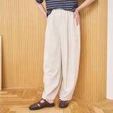 【再入荷 UVカット 防しわ】リネンタッチイージーカーブパンツ(Youtube紹… | coen【women】 | 詳細画像17