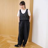 【再入荷 UVカット 防しわ】リネンタッチイージーカーブパンツ(Youtube紹… | coen【women】 | 詳細画像2