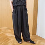 【再入荷 UVカット 防しわ】リネンタッチイージーカーブパンツ(Youtube紹… | coen【women】 | 詳細画像5