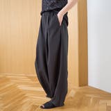 【再入荷 UVカット 防しわ】リネンタッチイージーカーブパンツ(Youtube紹… | coen【women】 | 詳細画像6