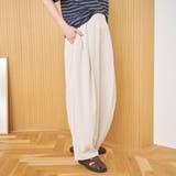 NATURAL | 【再入荷 UVカット 防しわ】リネンタッチイージーカーブパンツ(Youtube紹… | coen【women】